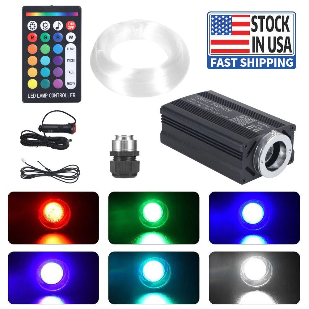 500pcs 6.5ft Fiber Optic Lights Star Headliner kit P23651