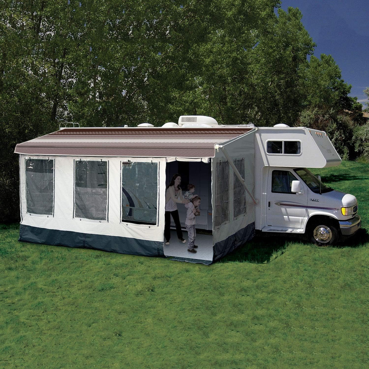 Gray RV Awning Room V203