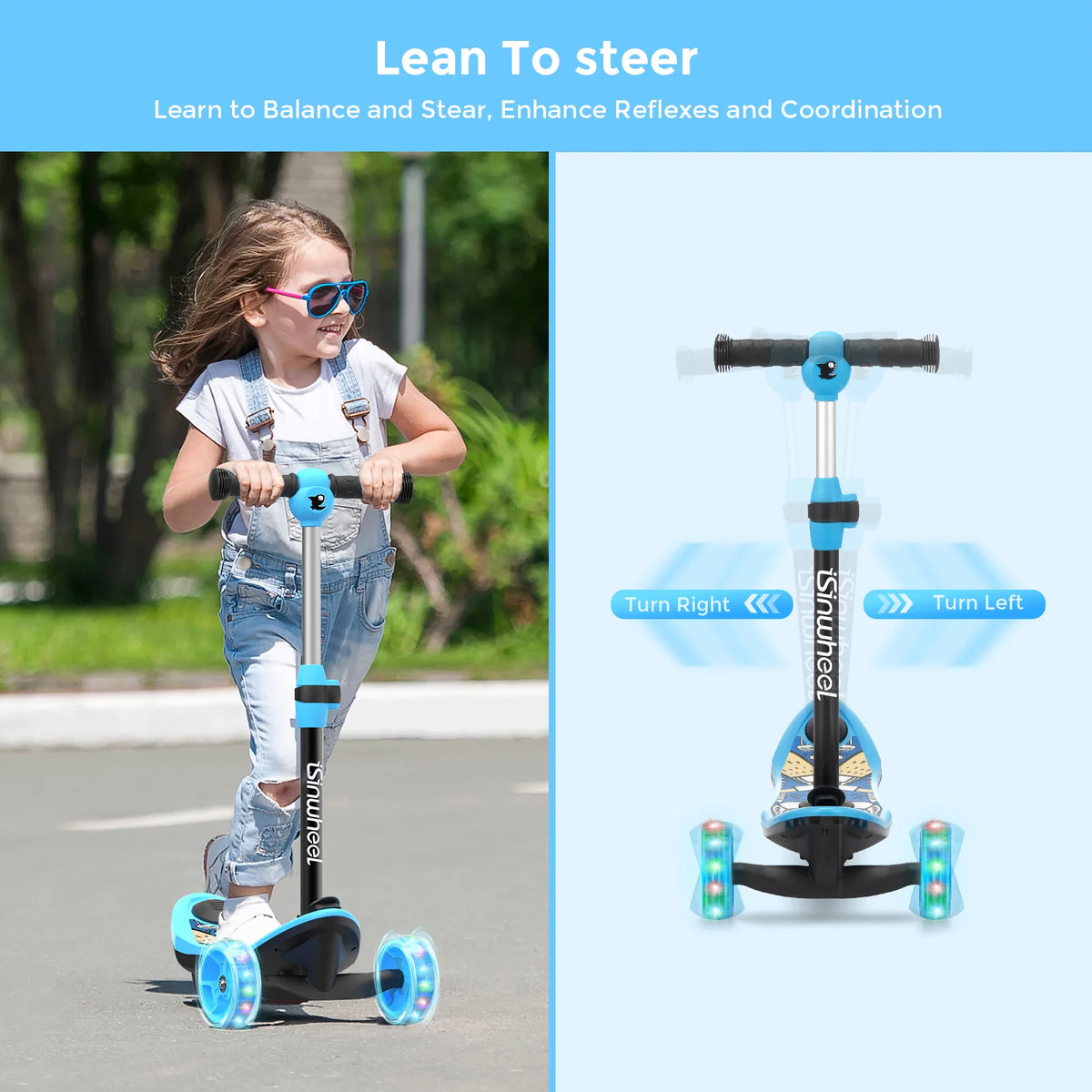 3 Wheel Height Adjustable Electric Scooter K664868