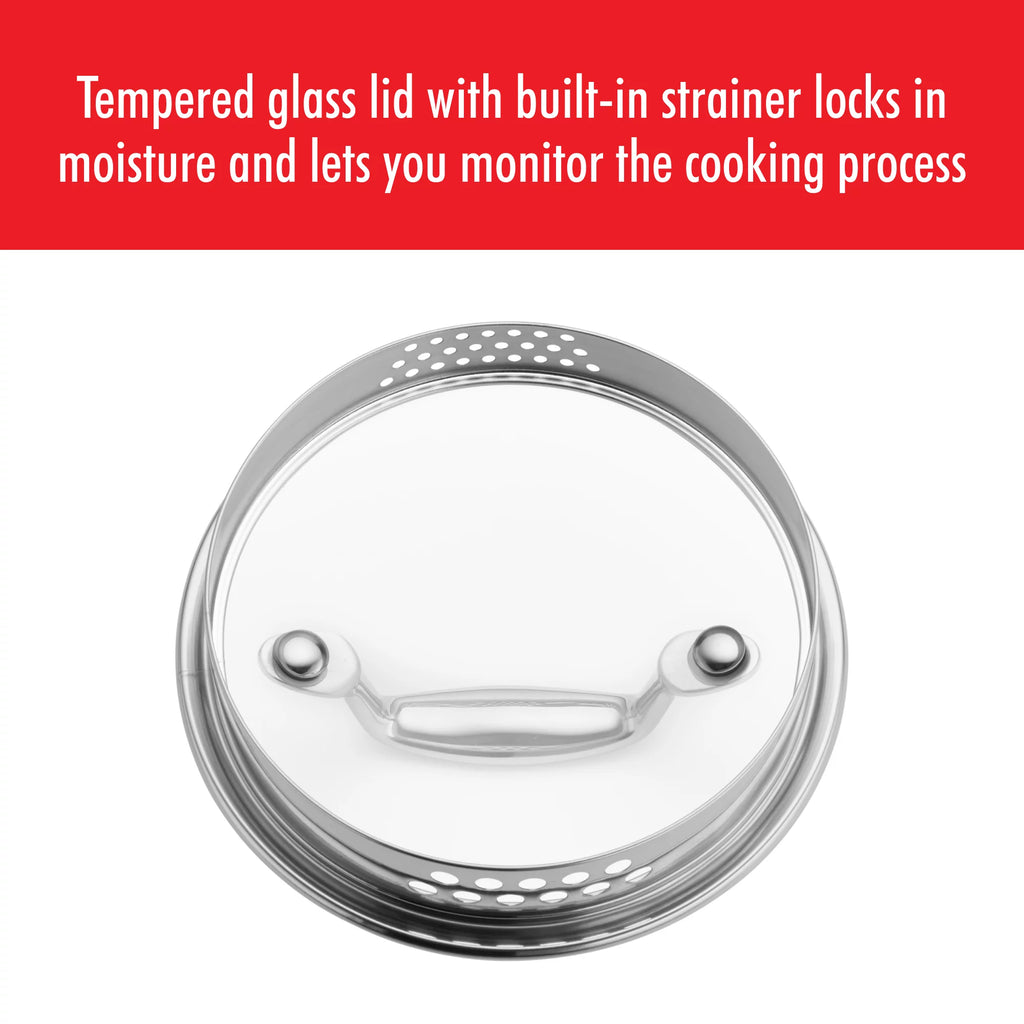 1-qt Stainless Steel Ceramic Nonstick Saucepan M9175