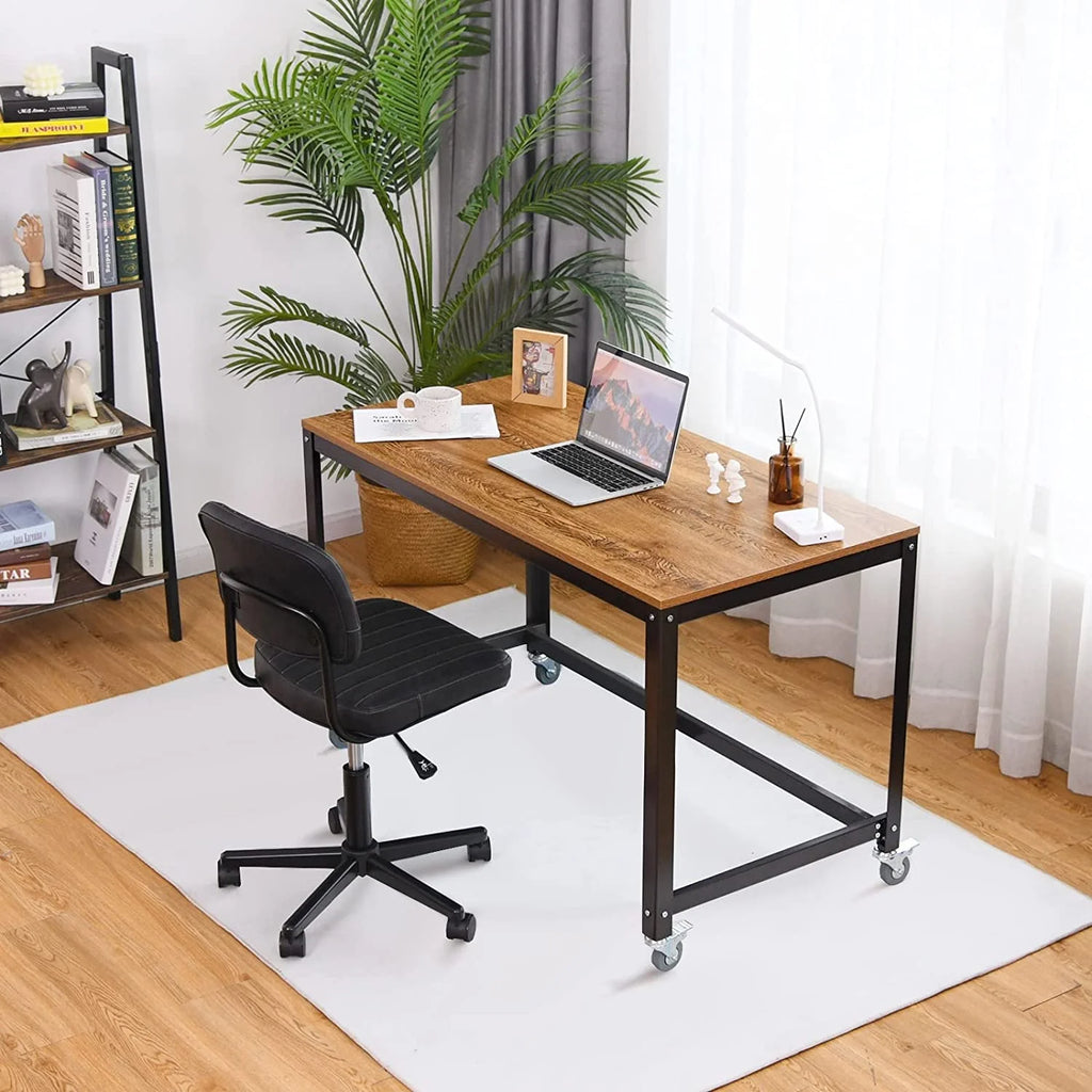 Rolling Computer Desk with 4 Wheels M891
