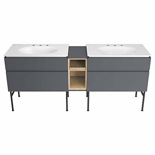 White 33 in. Vanity Top Sink R944852