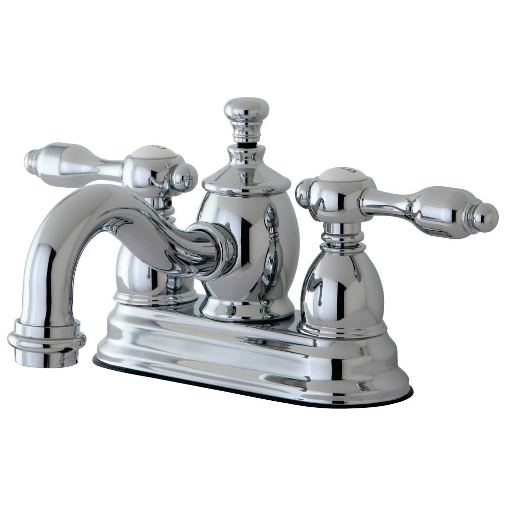 Chrome Centerset Lavatory Faucet with Pop-Up Y652104