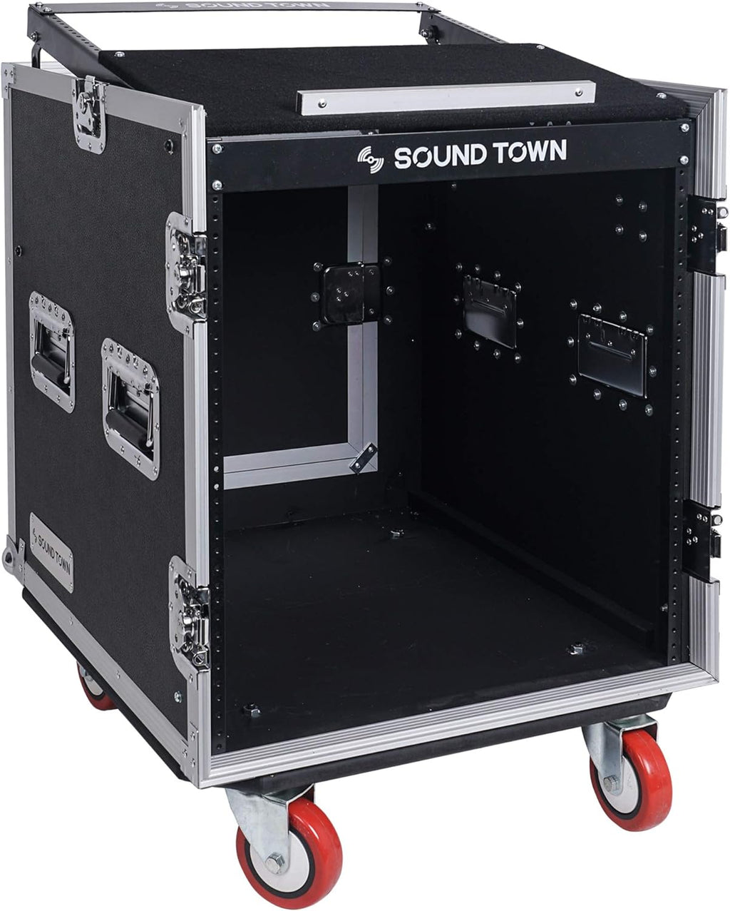 14U PA DJ Rack/Road ATA Case with 11U Slant Mixer Top Y9361