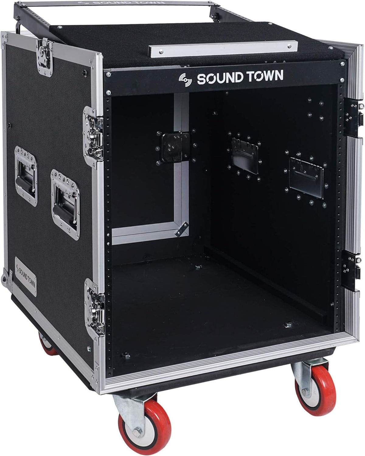 14U PA DJ Rack/Road ATA Case with 11U Slant Mixer Top Y9361