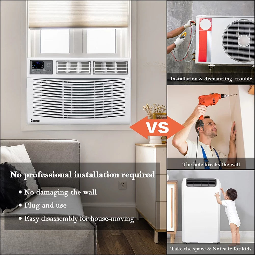 12000BTU 110V White Window Air Conditioner N384470