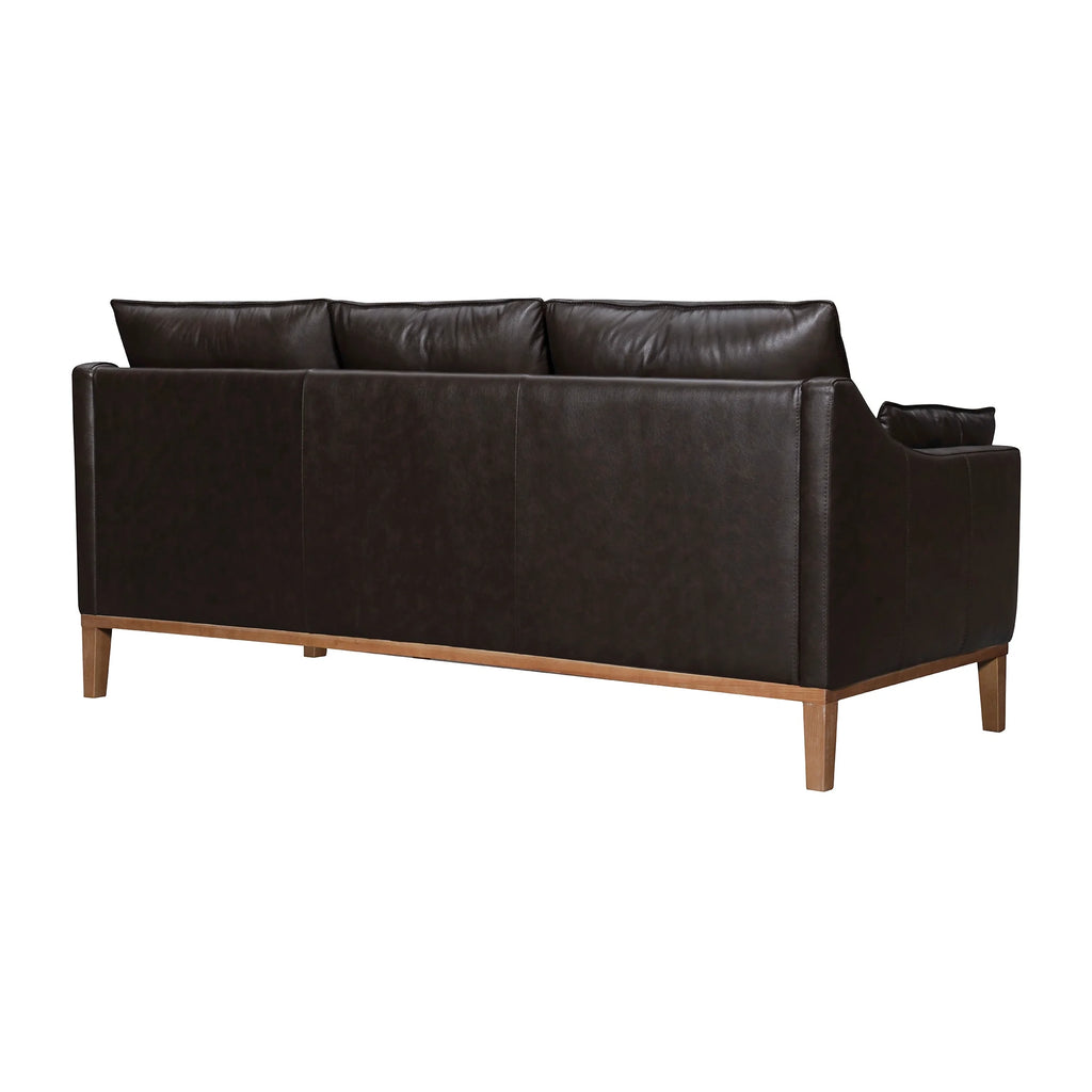 Dark Brown Leather Sofa Y169769