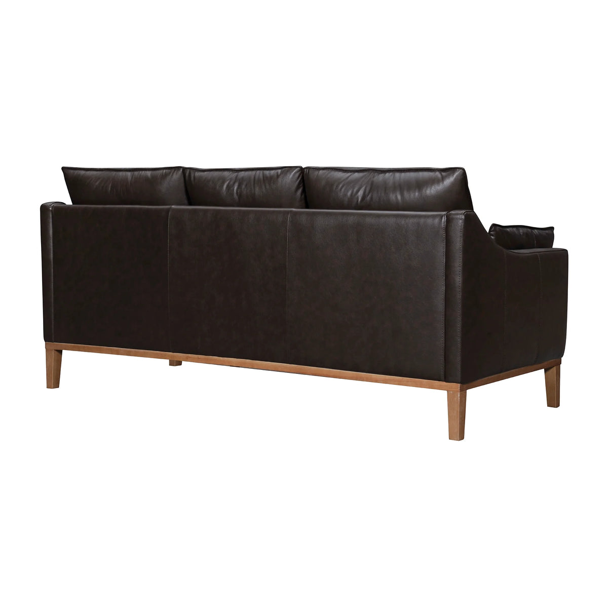Dark Brown Leather Sofa Y169769