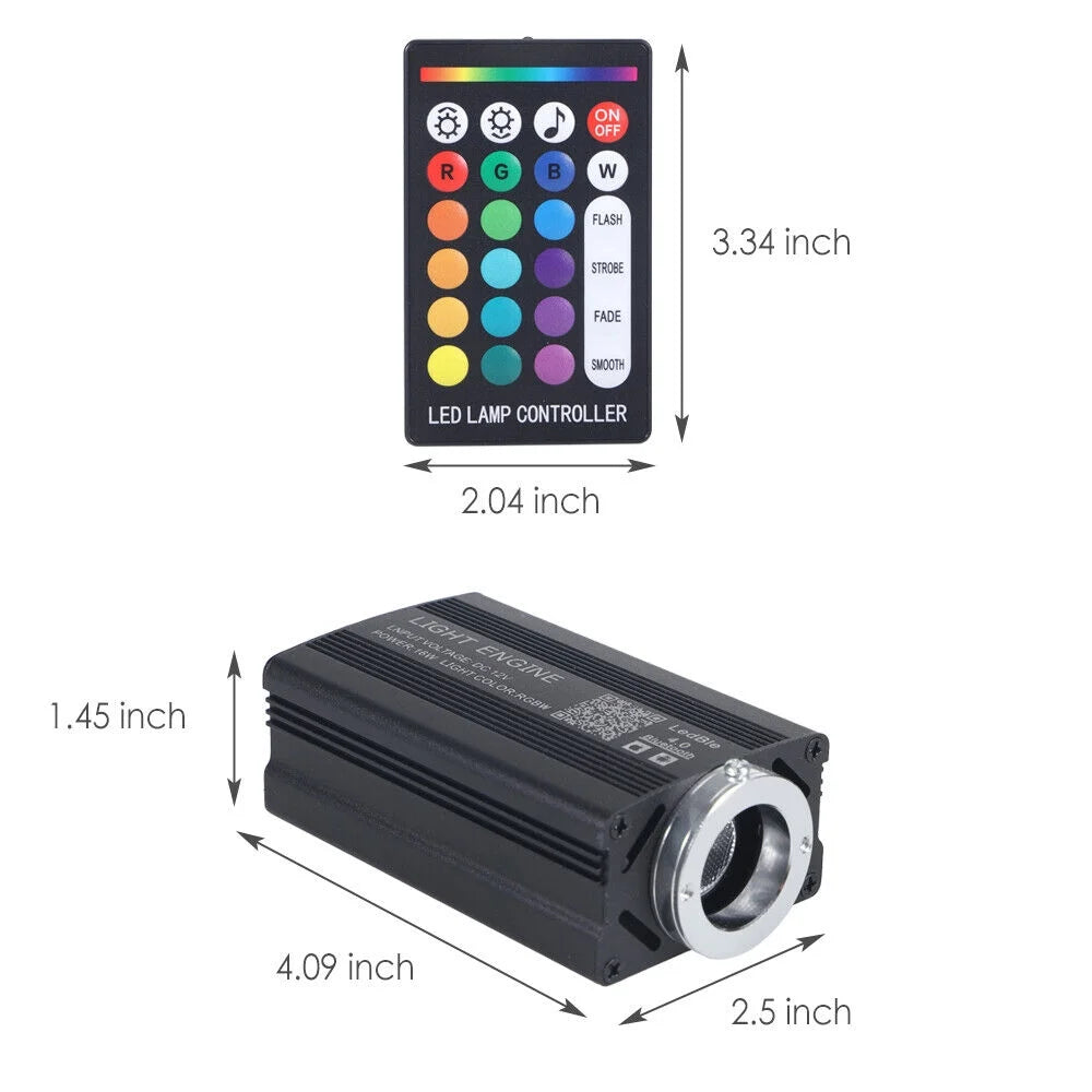 500pcs 6.5ft Fiber Optic Lights Star Headliner kit P23651
