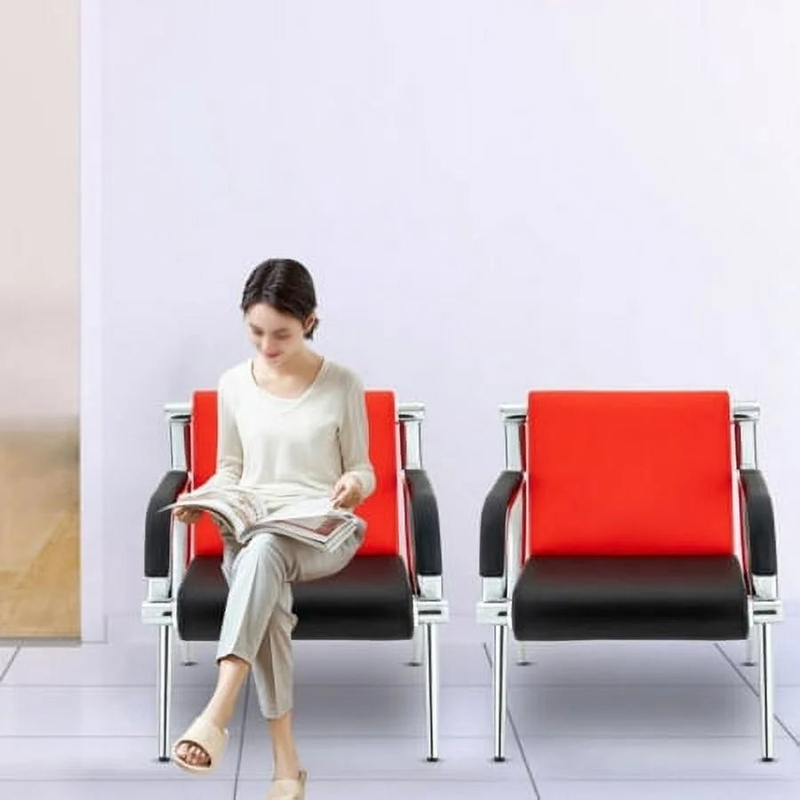 2PCS PU Leather Guest Chair X76359