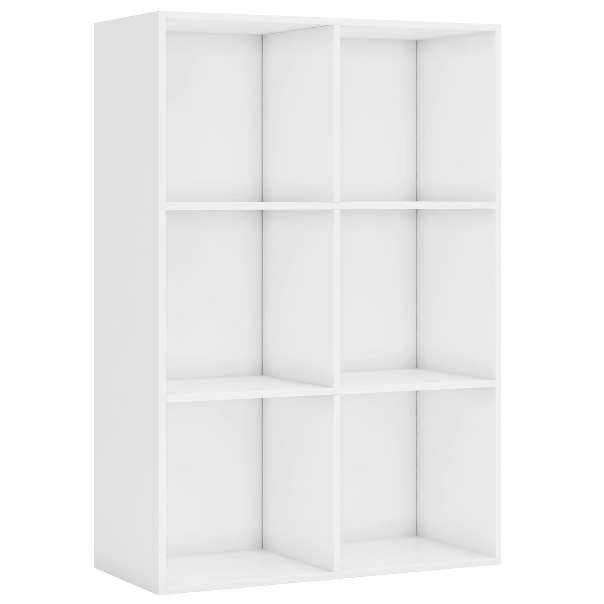 White 6 Cube Bookcase Storage Cabinet B577