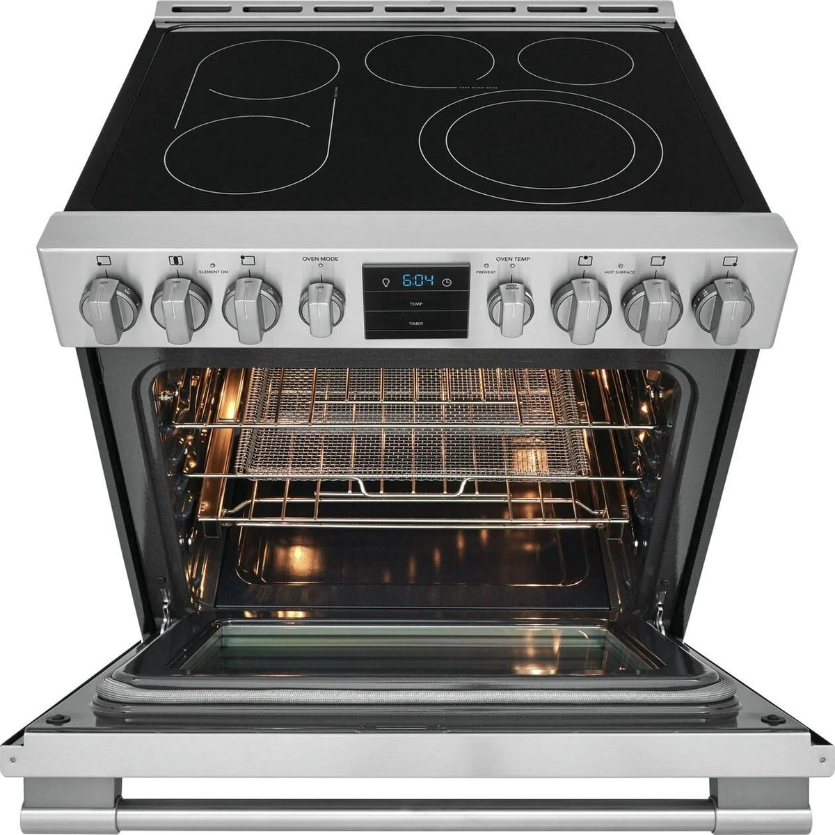 5.4 Cu. Ft. Stainless Electric Range with Air Fry W950309