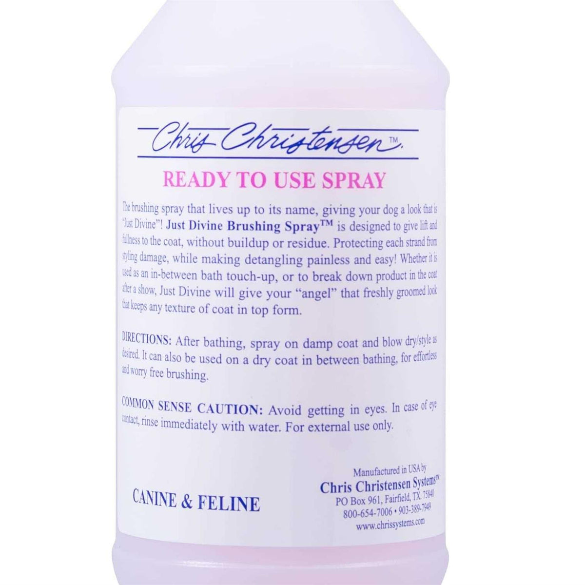 Pet Brushing Spray O10430
