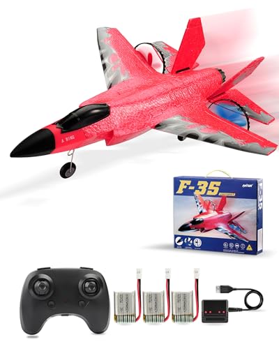 Remote Control Plane 2.4GHz RC Airplane with Gyro LED Lights Blue Z9048