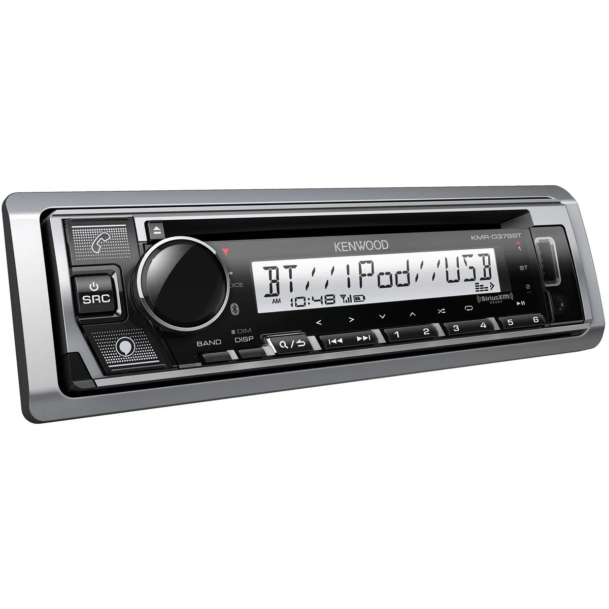 Single-DIN In-Dash CD Receiver with Bluetooth C345