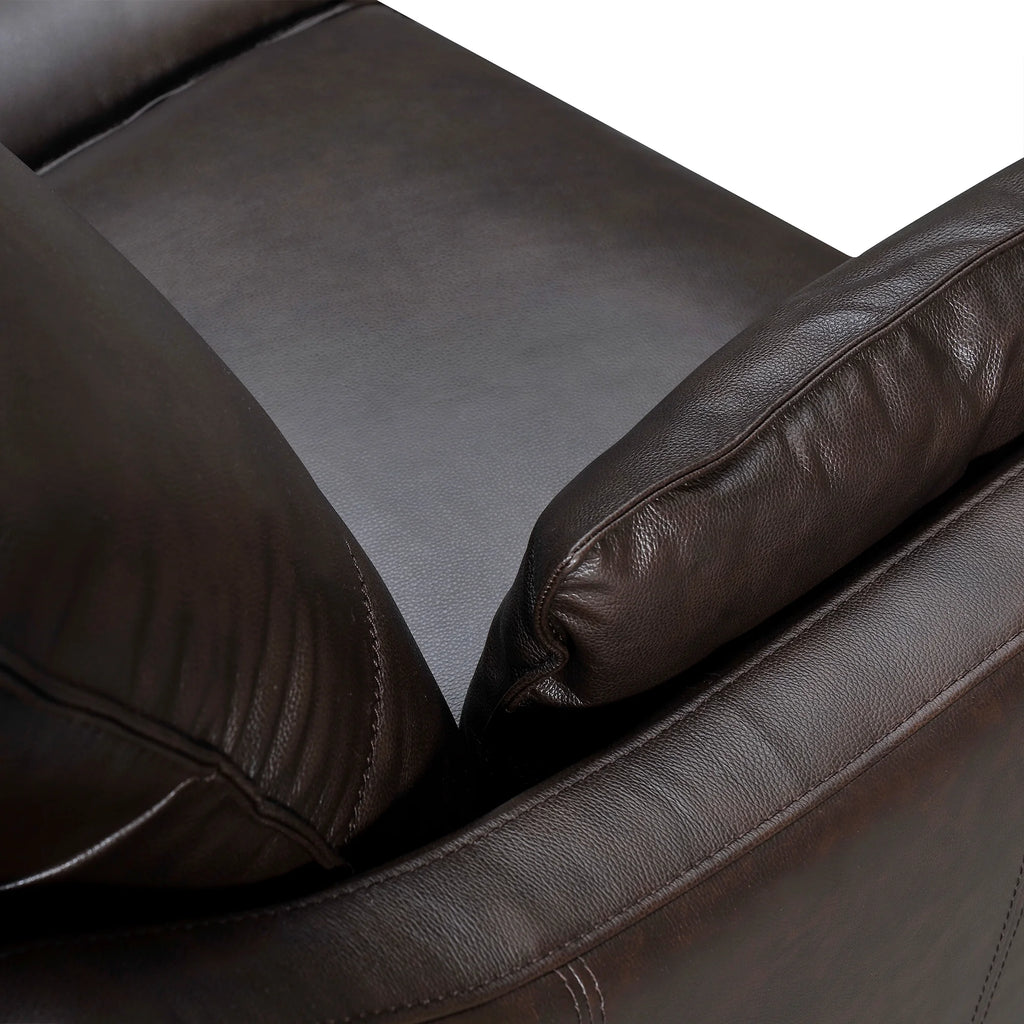 Dark Brown Leather Sofa Y169769