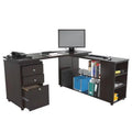 L Shaped Computer Work Station O63723