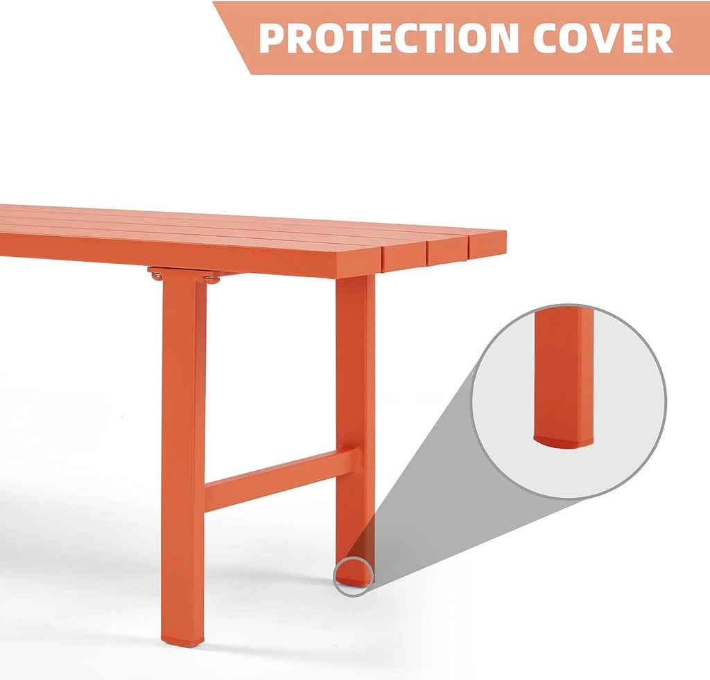 Aluminum Weatherproof 2-Person Outdoor Bench J978820