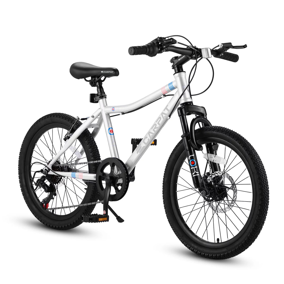 24 inch Mountain Bike with 21 Speed Drive, Dual Disc Brake, Front Suspension X814971