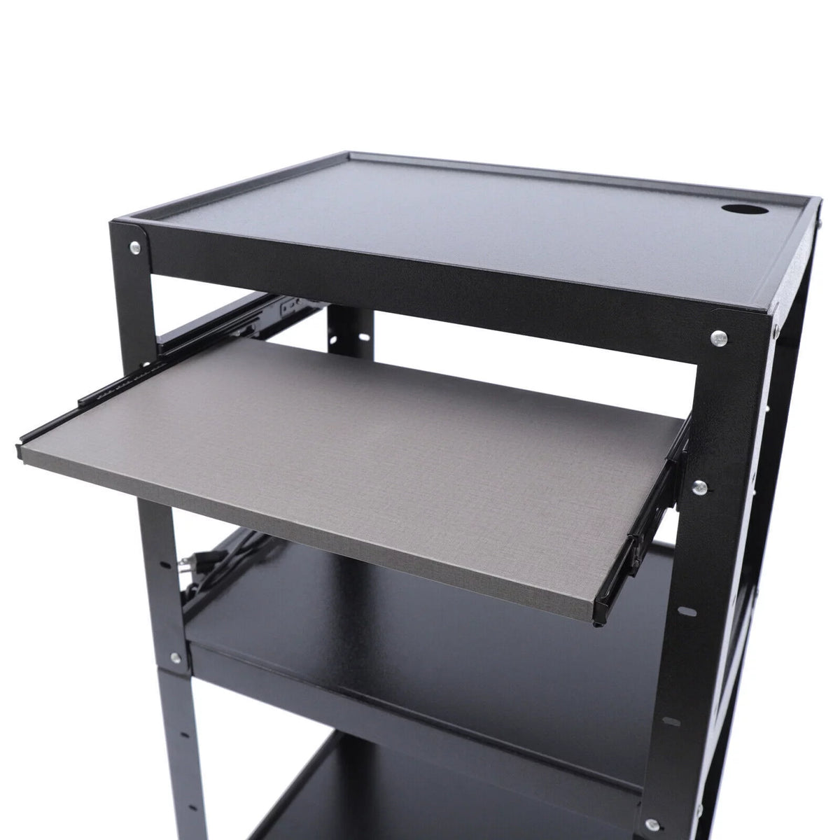 Cold-rolled Steel Rolling Desk with Wheels O1301