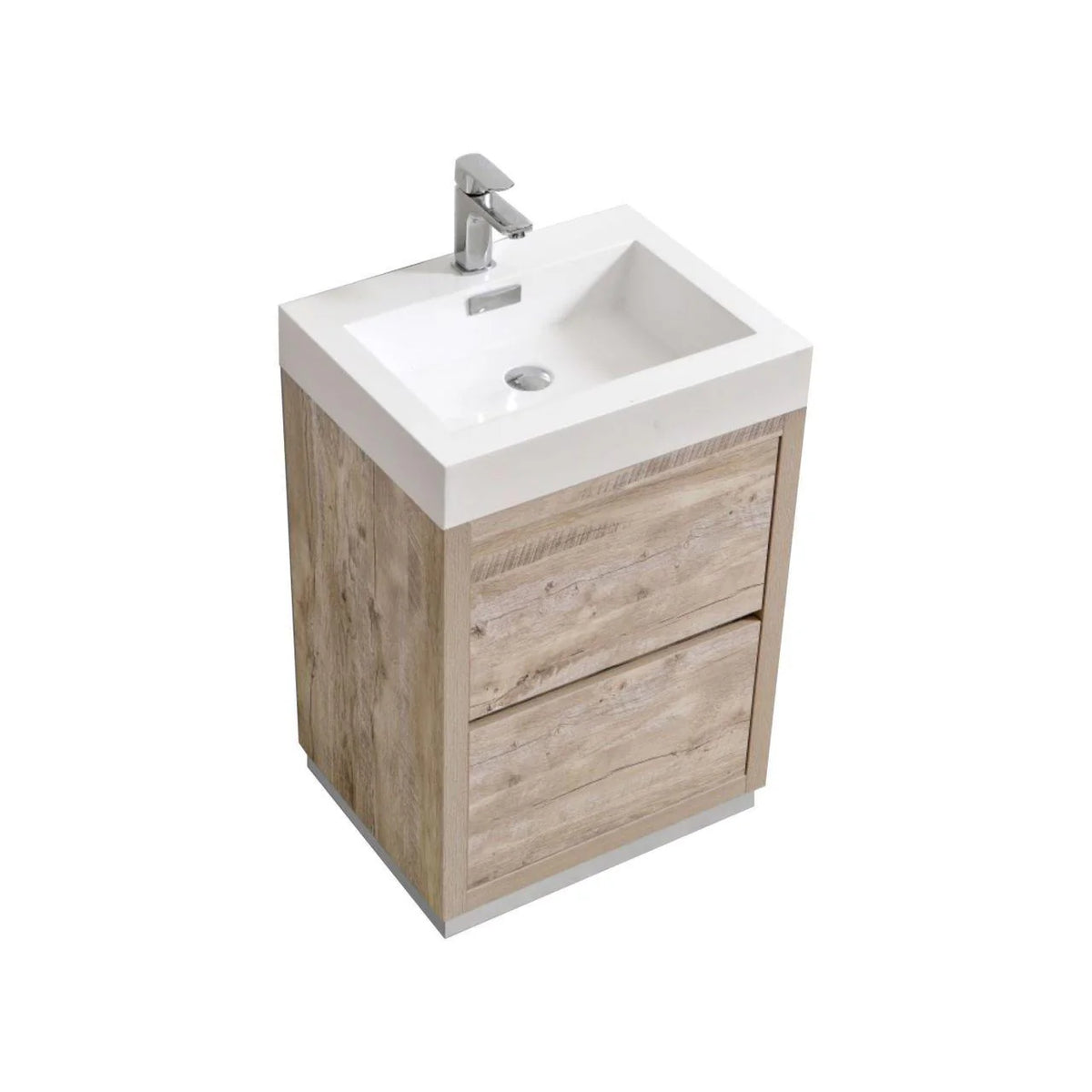 30 in. Free Standing Nature Wood Bathroom Vanity F7702