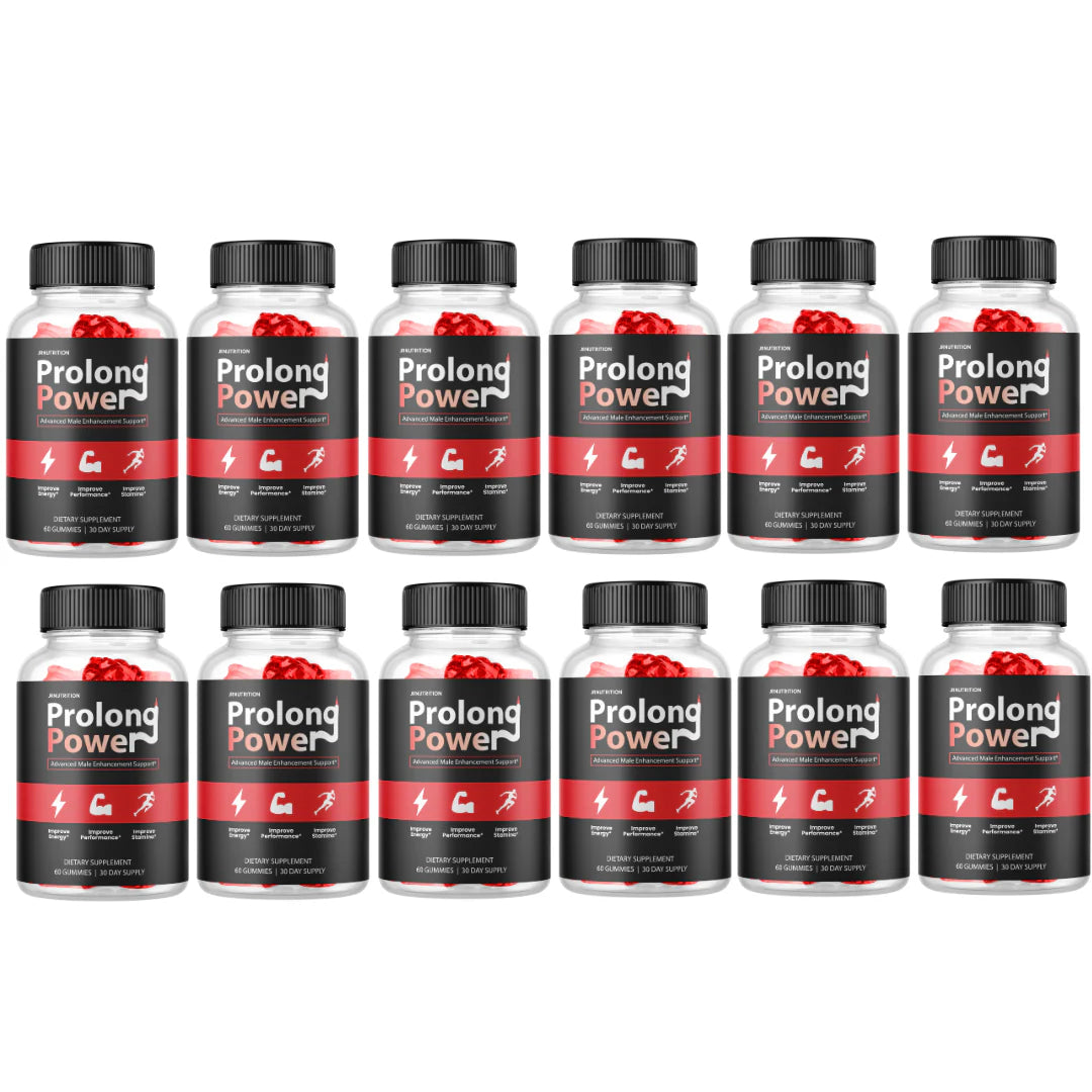 Max Strength Male Supplement Gummies 12 Bottles L959438