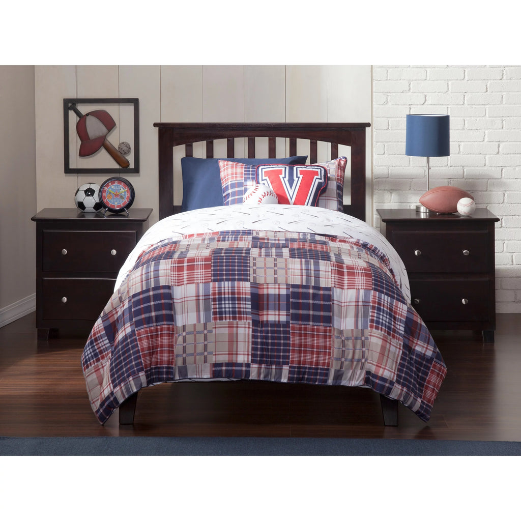 Espresso Twin-size Platform Bed V82821