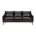 Dark Brown Leather Sofa Y169769