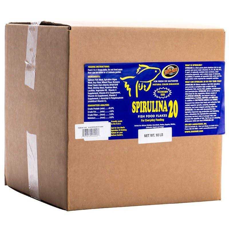 Spirulina 20 Fish Food Flakes B1352