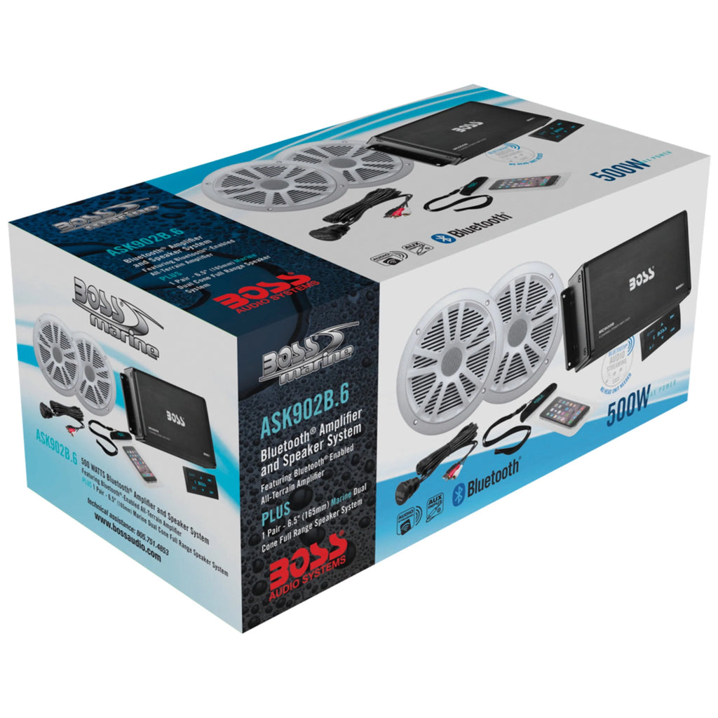 500 Watt 4 Channel Amplifier, 6.5 Speakers G82708