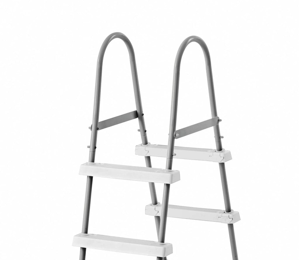 Above-Ground Pool Ladder with 10 x 2.5-Foot Pool Set with Filter Pump O305524