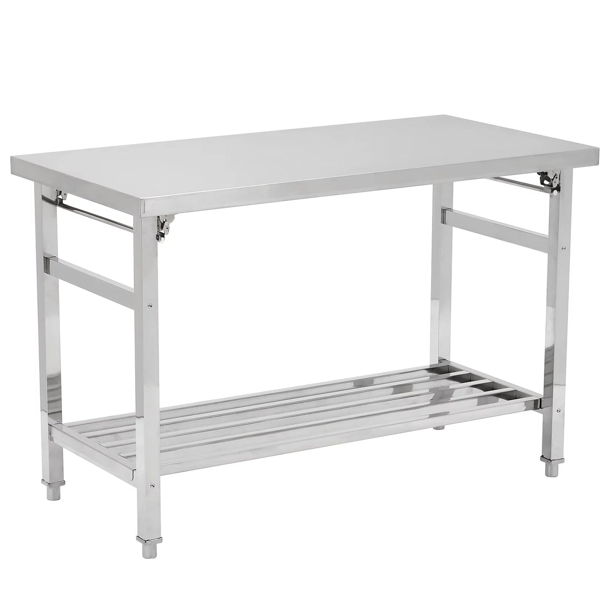 Stainless Steel Table 48x24 Inches with Adjustable Under Shelf B466831