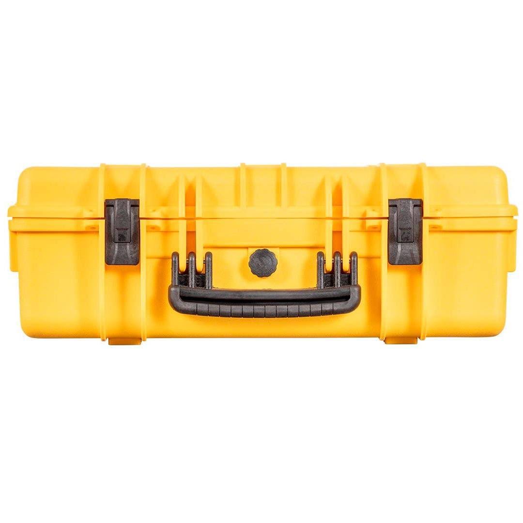 Weatherproof Hard Case 22in x 14in x 8in Yellow Customizable Foam T606842