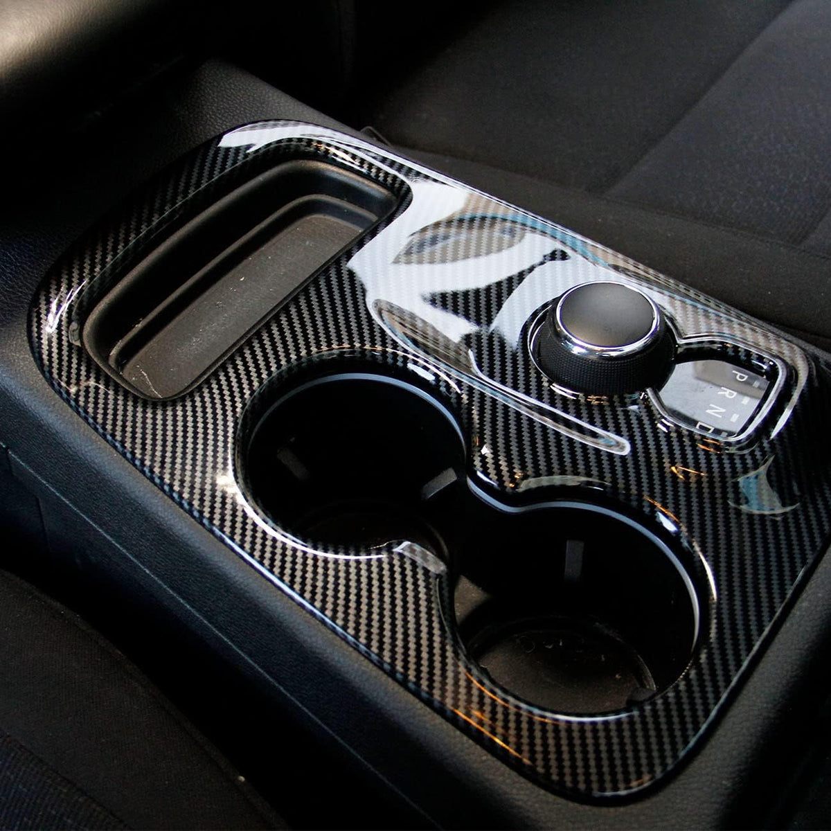 Carbon Fiber Gear Shift Panel Trim Pack of 2 Q21509