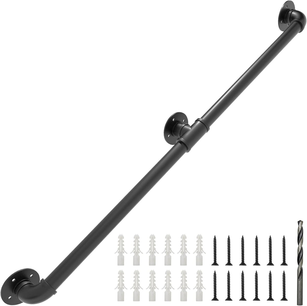 Wall Handrail 7FT/210CM 1.25 Inch Galvanized Pipe Q987