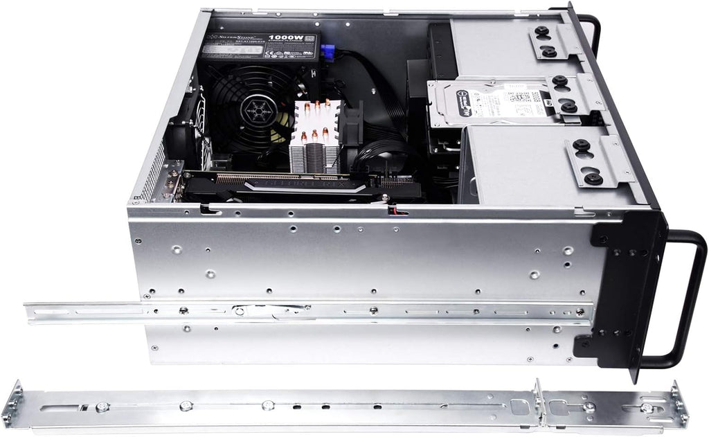 4U Rackmount Server Case with 5 x 3.5 Hot-Swappable Bay and 3 x 5.25 Bays Z476