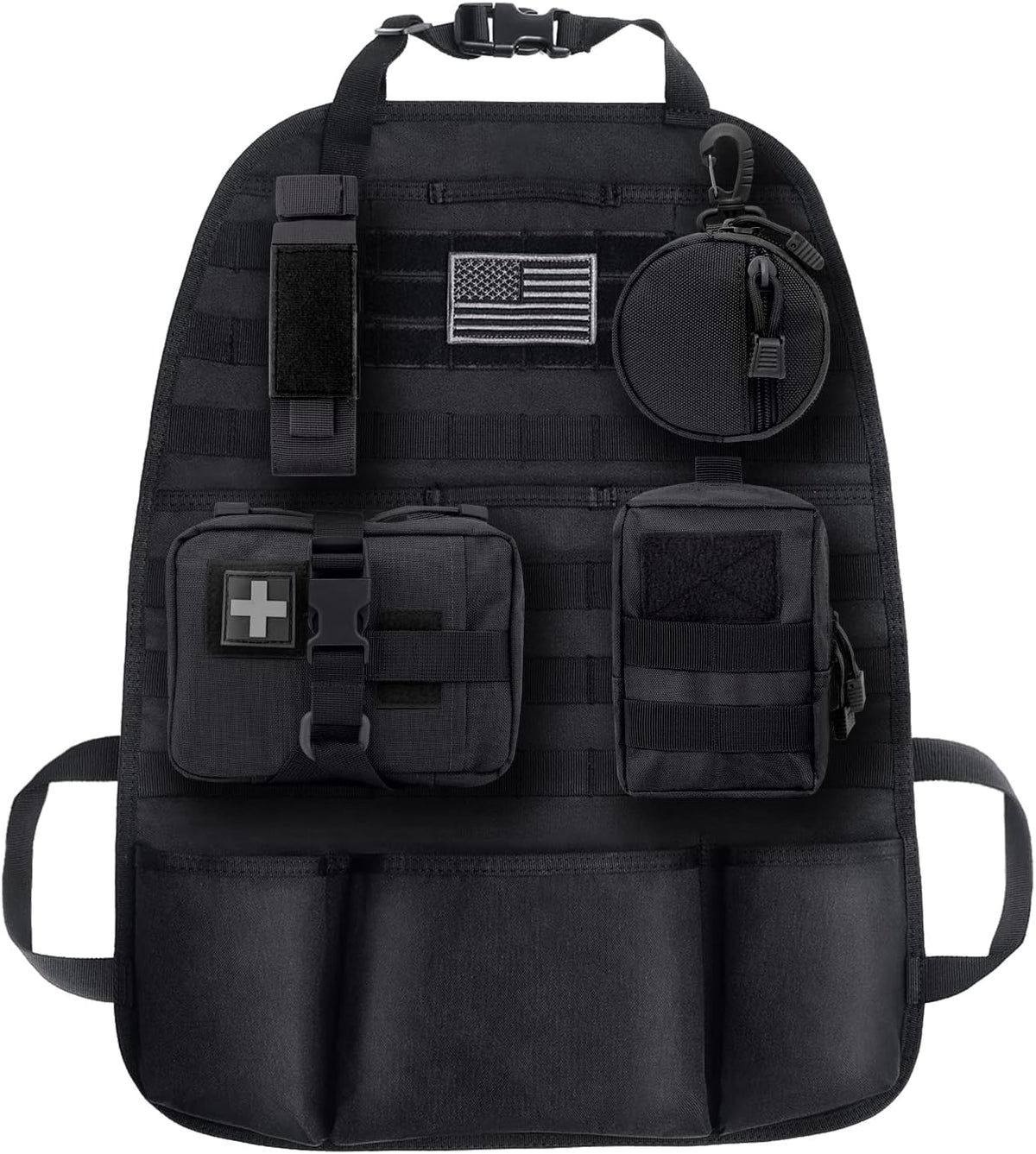 Car Seat Back Organizer with Multiple Pockets D88485