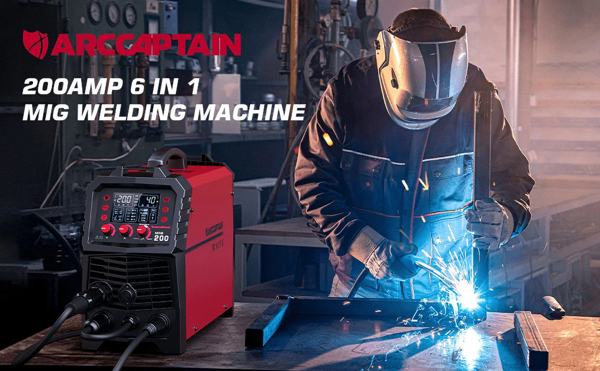 200Amp 110V/200V 6 in 1 Multi Process Welding Machine O904