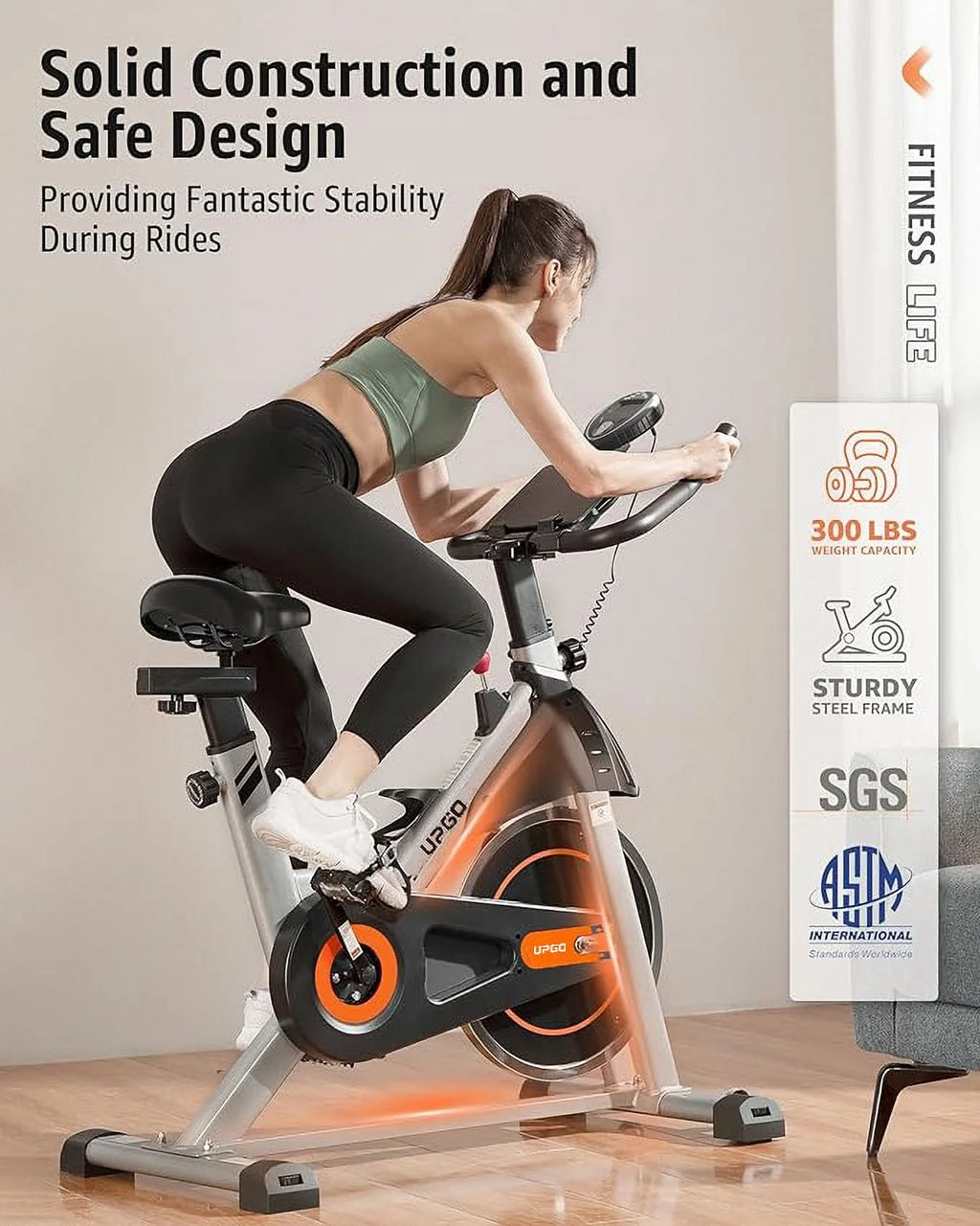 Indoor Cycling Bike with Ipad Mount C749252