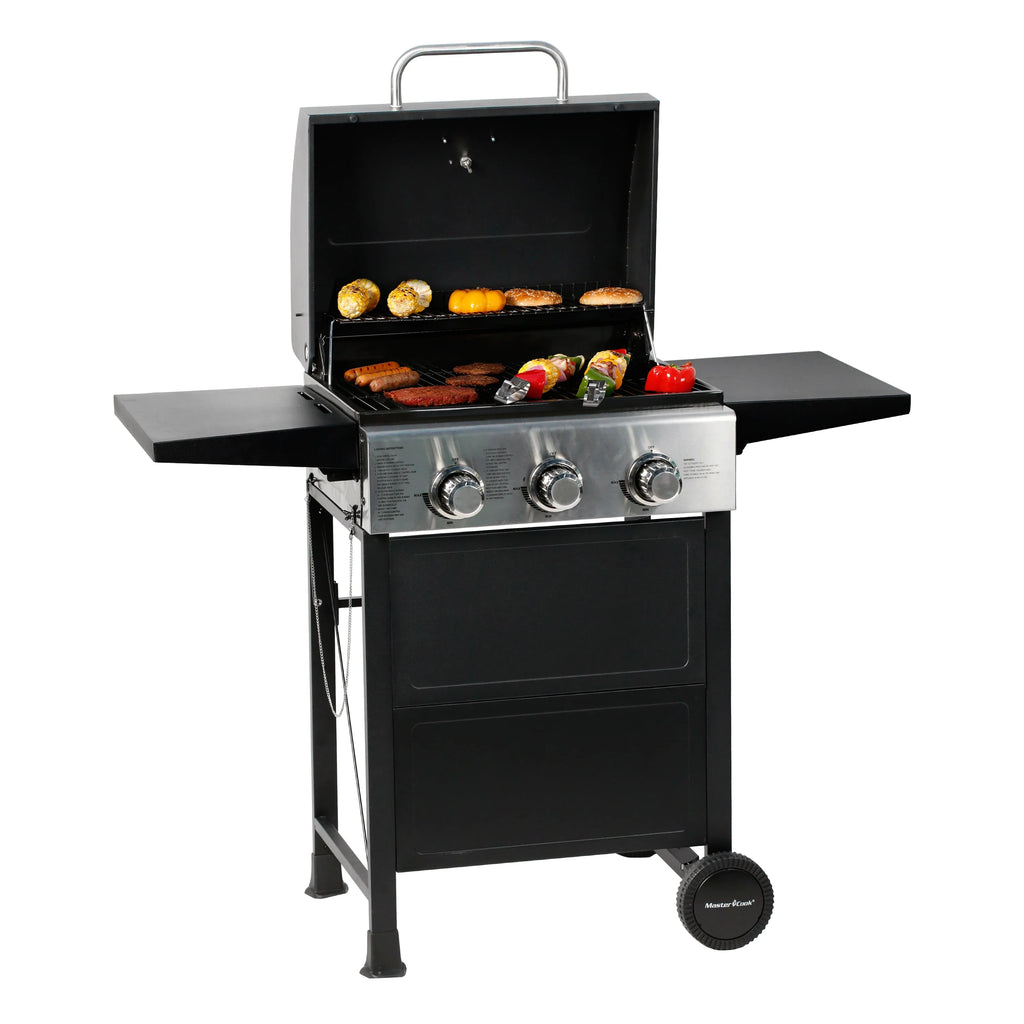 3 Burner Stainless Steel Propane Gas Grill W183