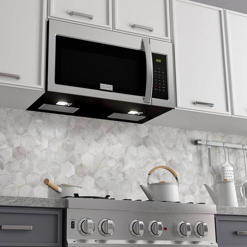 900-Watt Over the Range Microwave in Stainless Steel R872