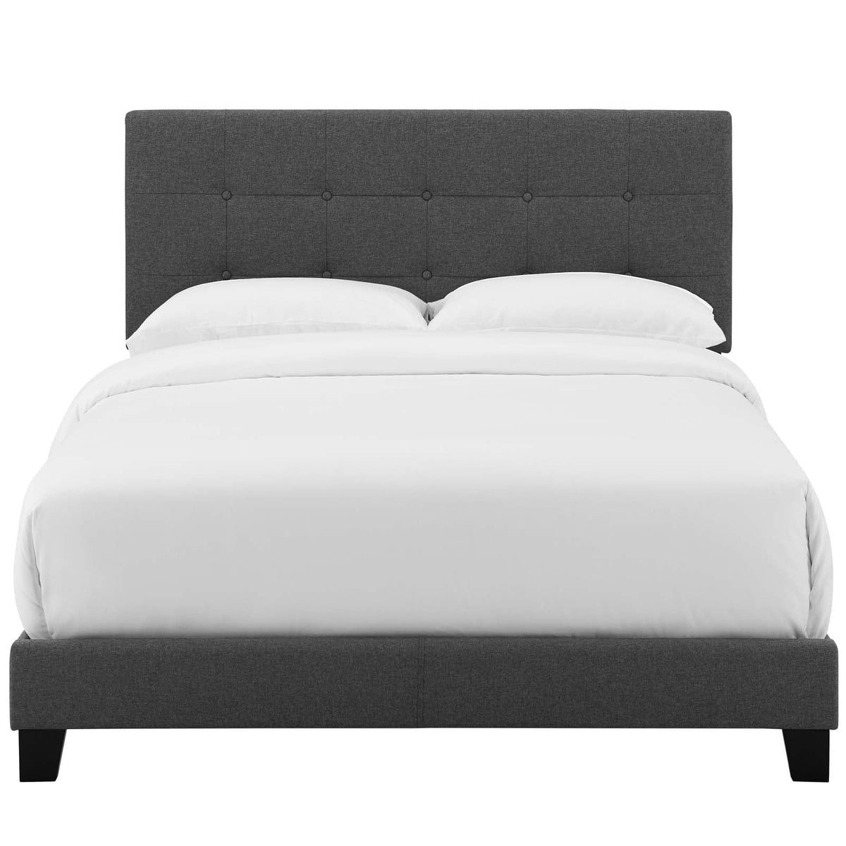 Contemporary Modern Twin Size Fabric Bed Frame A235769