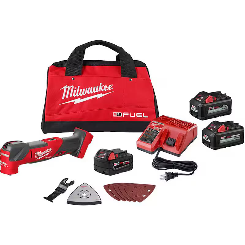 18V Cordless Brushless Oscillating Multi-Tool Kit with 6.0Ah Batteries V5652