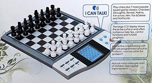 8 in 1 Talking Electronic Chess Set G5669