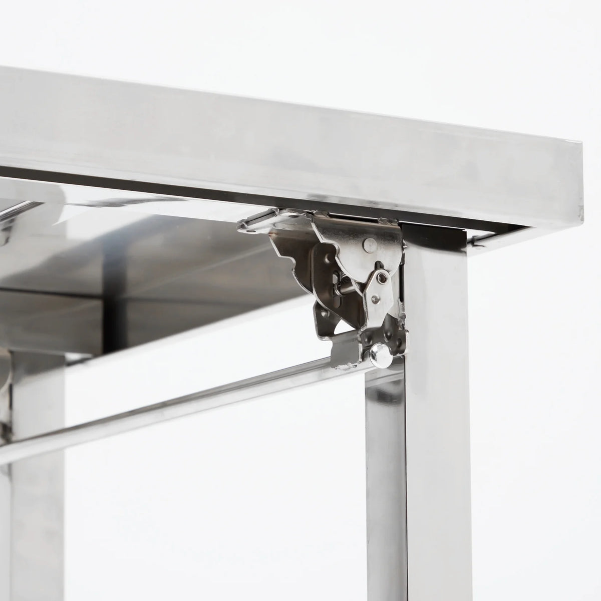 Stainless Steel Table 48x24 Inches with Adjustable Under Shelf B466831