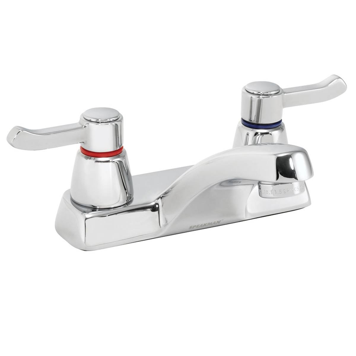 Polished Chrome Centerset Bathroom Faucet W604