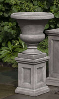 Travertine Urn with Pedestal Z948113