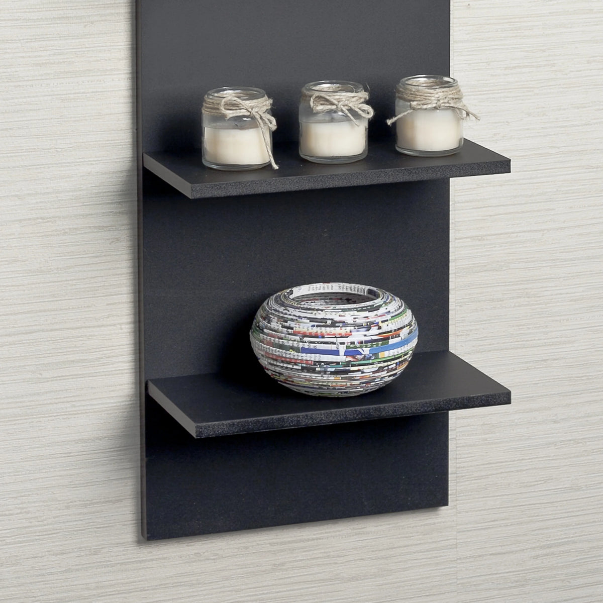 Black Wall Shelves N8432