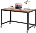 Rolling Computer Desk with 4 Wheels M891