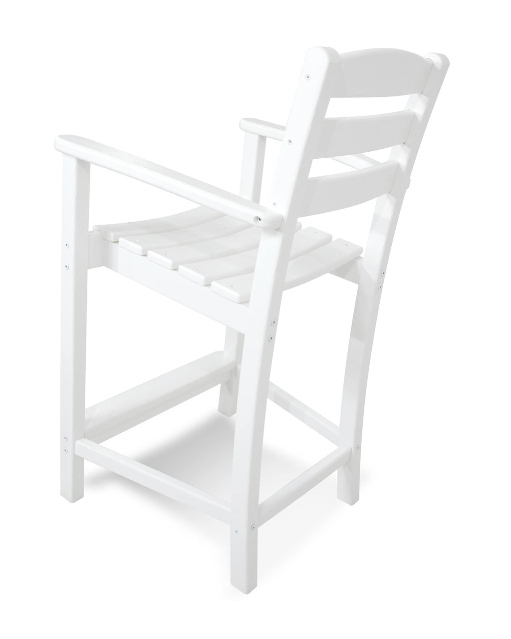 White Counter Arm Chair C4370